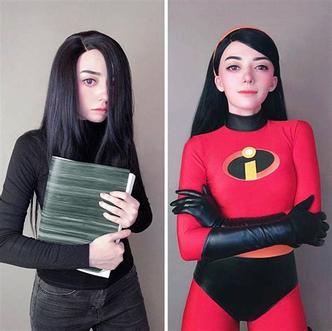 Violet Cosplay From The Incredibles Cosplay Outfits Cute Cosplay