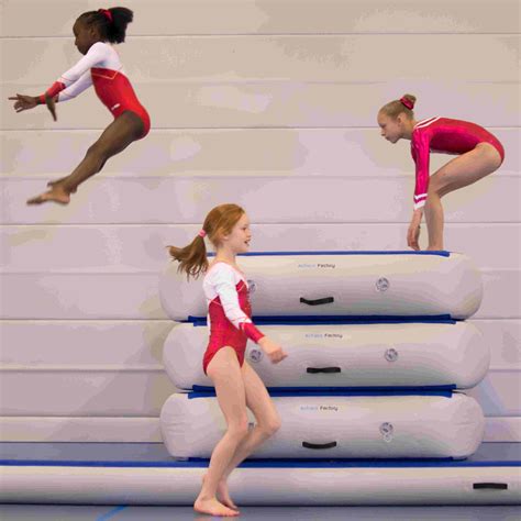 trampoline de gymnastique airbox modugame mg sport courbe professionnel