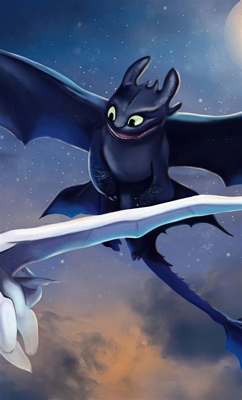 toothless  light fury art  iphone  hd  wallpapers