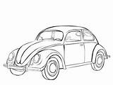 Beetle Coloring Vw Volkswagen Pages Chevy Bug Car Truck Drawing Herbie Drawings Vintage Cars Color Getcolorings Sheets Sketches Getdrawings Colouring sketch template