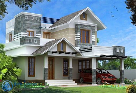 modern kerala style house design   bhk