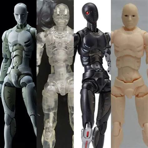 synthetic human male body action figure pvc model toys  drawing