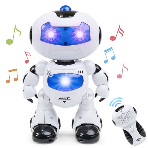 choice products kids electronic rc intelligent walking dancing futuristic robot stem toy
