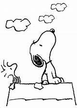 Snoopy Doghouse sketch template