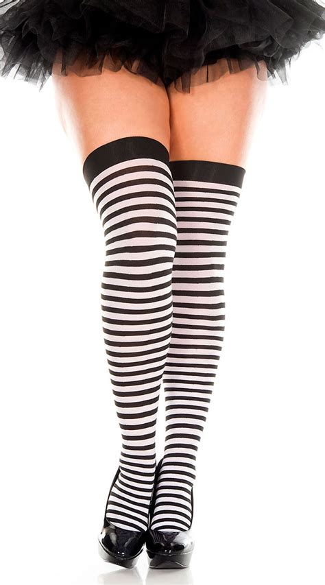 plus size striped thigh highs plus size striped thigh highs plus size