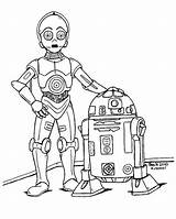 Coloring Pages Wars Star C3po Printable Drawing Visit Sheets Kids sketch template