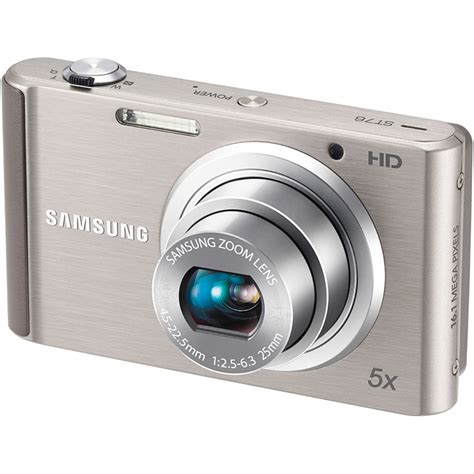 samsung st compact digital camera silver ec stzzfpsus bh
