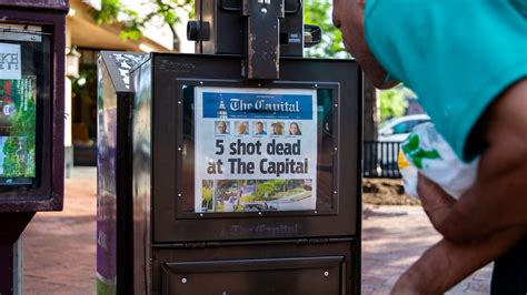 putting   damn paper capital gazette journalists  working  fatal shooting