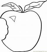 Apple Bite Coloring Bitten Clipart Drawing Pages Applie Apples Template Printable Colouring Kids Candy Coloringpages101 Food Clipartmag Print Paintingvalley Color sketch template