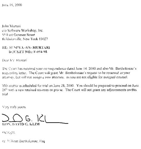 missed court date sample letter   write  letter requesting
