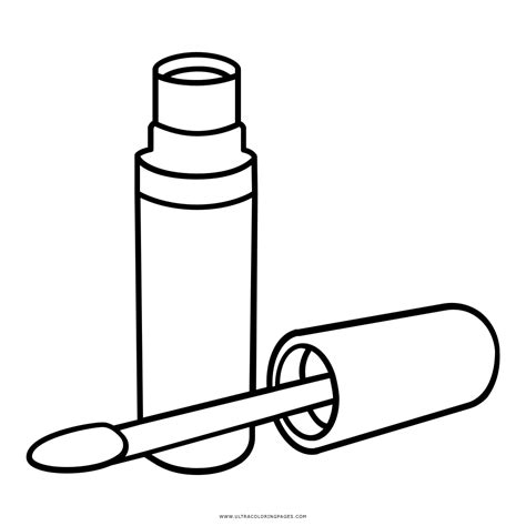 lip gloss coloring page ultra coloring pages