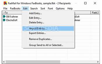 FaxMail for Windows screenshot #2