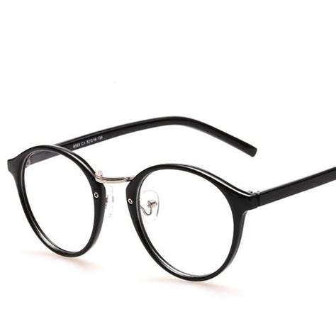 fashion black eyeglasses frames with clear lens retro optical frame