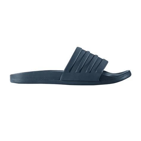 adidas adilette cloudfoam slippers blauw hardlopencom