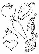 Vegetais Sayur Sayuran Colorir Warzywa Kolorowanki Warzywami Mewarnai Kidipage sketch template