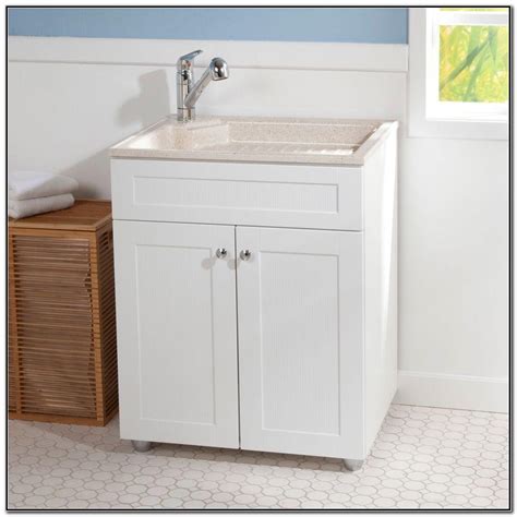 laundry room sink cabinet image  contemporary utility sink cabinet