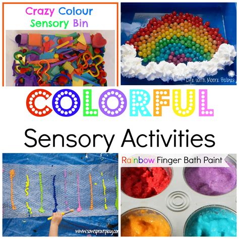 colorful sensory activities hop making time  mommy