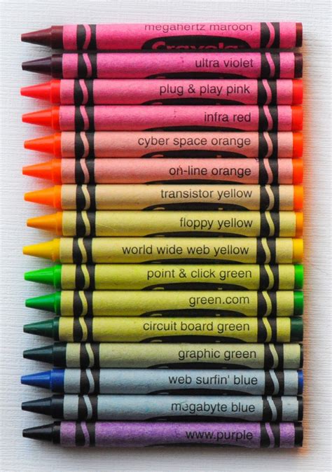 crayola techno brite crayons school supplies art supplies relaxing