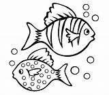 Fish Kids Coloring Template Drawing Pages Printable Templates Pdf Angler Bass Outline Thick Color Shape Print Lined Blank Animal Boat sketch template