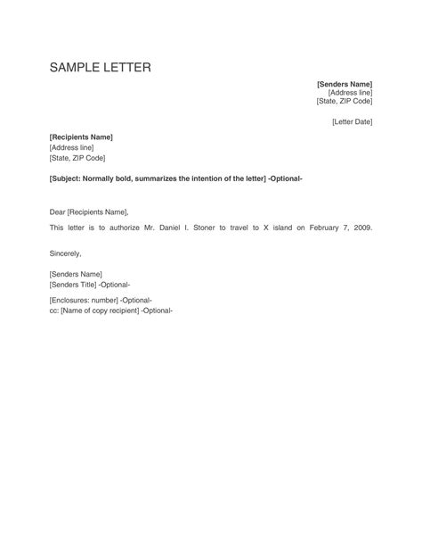 46 Authorization Letter Samples And Templates ᐅ Templatelab