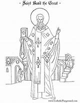 Catholic Orthodox Saints sketch template