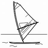 Windsurf sketch template