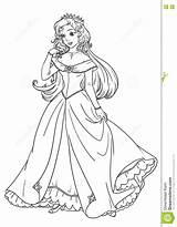 Princess Coloring Pages Beautiful Pretty Color Printable Getcolorings sketch template