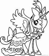 Coloring Pages Cadence Pony Little Getcolorings Alicorn Beautiful sketch template