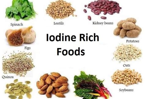 iodine iodine  foods supplement deficiency