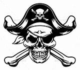 Skull Crossbones Totenkopf Piraten Pirata Patch Cranio Gekreuzter Knochen Skallen Gekruiste Schedel Piraat Piratkopiera Jolly Caveira Graphicriver Ondskan Piratkopierar Mascotte sketch template