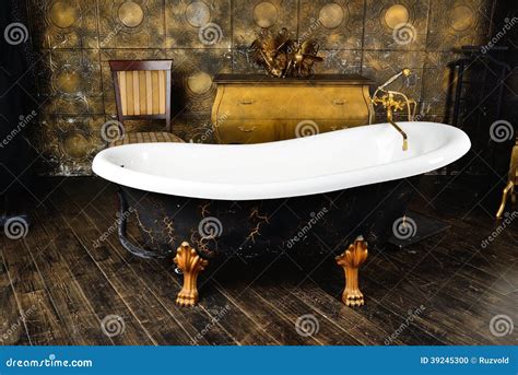 vintage bath stock photo image  home classic design