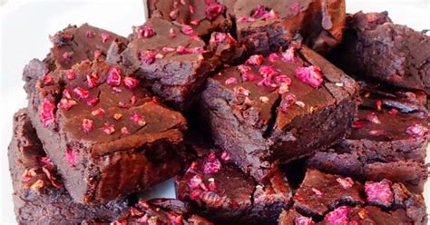 Recipe Fudgy Brownies With Raspberries Vegan Gluten Free