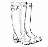 Boots Wellington Boot Wellies Garden Illustration Welly Outline Clipart Rain Sketch Google Drawings Colouring Coloring Ie Sketches Search sketch template