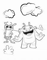 Mim Kate Coloring Pages Cartoons sketch template