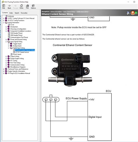 ethanol content sensor install  setup vipec  series link engine management