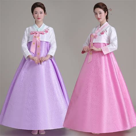 Top Skirt Hair Band Women Korean Traditional Dress Korean Court