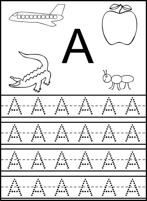 printable abc tracing letters worksheet