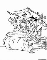 Flintstones Coloring Pages Cartoon Printable Print Book Car Kids Wilma Color Green Colouring Sheets Past Cartoons Online Beatles Getdrawings Getcolorings sketch template