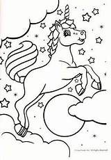 Kleurplaat Eenhoorn Unicorn sketch template