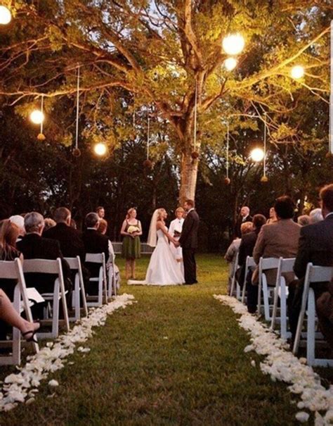night wedding ceremony outdoor night wedding wedding ceremony decorations outdoor ceremony