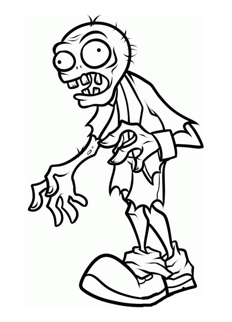 zombie characters page   printable coloring pages