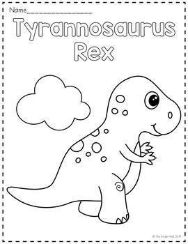 dinosaur coloring pages   kinder kids teachers pay teachers