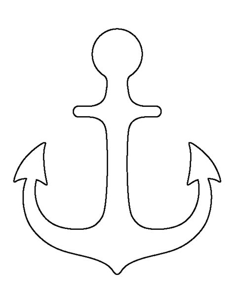 printable anchor template applique templates anchor pattern pattern