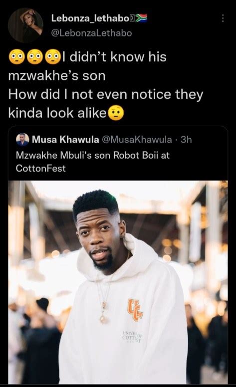 black twitter  amazed  robot boii  mzwakhe mbulis son styles
