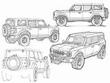 Bronco Truck Ecoboost Enjin Pilihan Boleh Badan Didedahkan Origins Washable Petrols Debuts Bumbung Pintu Arrive Carscoops sketch template