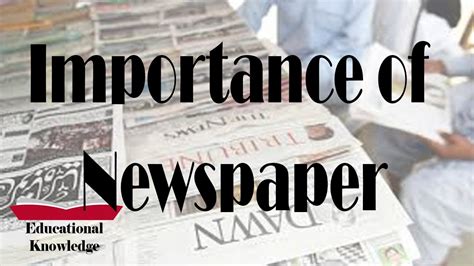 importance  newspaper composition   importance  newspaper