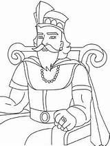 King Coloring Pages Uzziah Great Related Sunday School David Nathan Kids Printable sketch template
