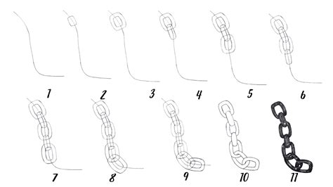 draw  chain step  step easy guides drawwiki