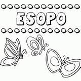 Esopo sketch template