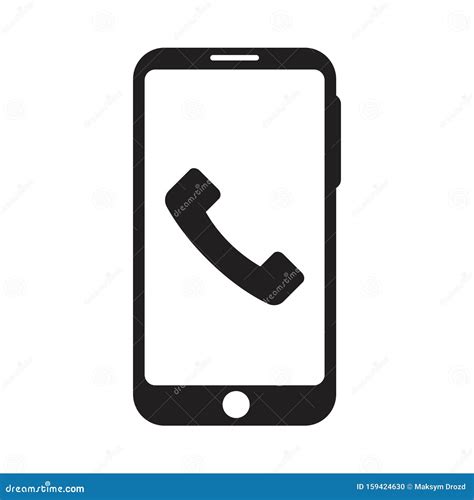 phone icon set isolated telephone black simbols  white background